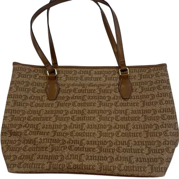Juicy Couture Purse in Chestnut Chino With Signature Logo - Picture 3 of 12